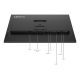 47. Lenovo ThinkVision T27UD-40 Intrusion Protection Monitor (IPS), 27", 16:9, 60 Hz, 4 ms, 3840 x 2160 Pixel, 350 cd/m², HDMI-Anschlüsse: 1, Eclipse, 36 Monate Garantie