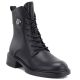 Schwarze Damen-Ankle-Boots aus Leder, D&A S.Barski MK62-7014