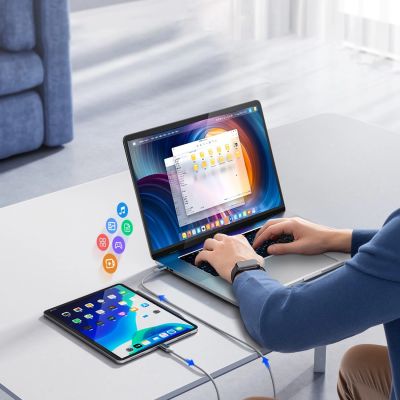 6. Orico CDX 100W 5A Power Delivery USB-C - USB-C 1m Kabel - Weiß
