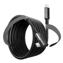 Ugreen abgewinkeltes USB-C-zu-USB-C-Kabel 5 m US551 (schwarz)