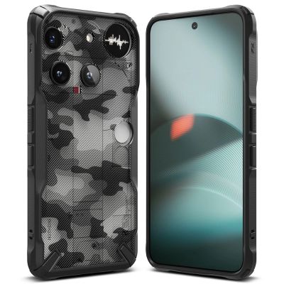 2. Ringke Fusion X Hülle für Nothing Phone 3 - Grau und Schwarz