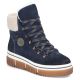 Rieker Y6347-14 Marineblaue wasserdichte Damen-Ankle-Boots aus Leder