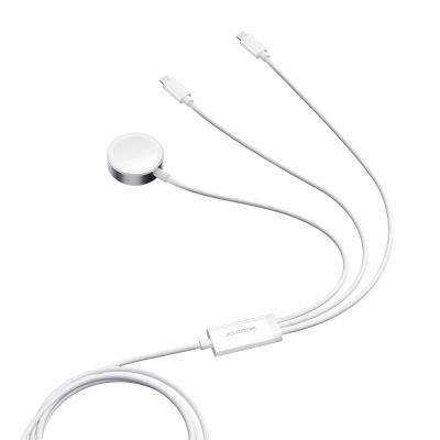 7. Joyroom S-IW007 3-in-1-Kabel USB-A magnetisches Ladegerät – Lightning 1,2 m – Weiß