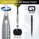 3. Harrows NX-90 Bomb QP 90 % Steeltip-Darts
