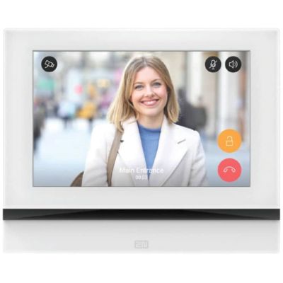2. 2N 91378601WH Video-Türsprechanlage 17,8 cm (7") Weiß