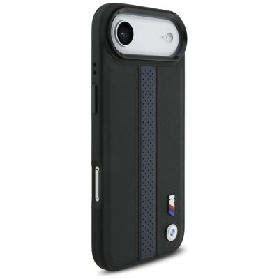 4. BMW M MagSafe Hülle mit perforiertem Streifenlogo für iPhone 17 Air – Blau