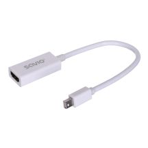 SAVIO cl-57 Adapter (Mini DisplayPort M - HDMI F; 0,10 m; weiß)