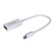 SAVIO cl-57 Adapter (Mini DisplayPort M - HDMI F; 0,10 m; weiß)