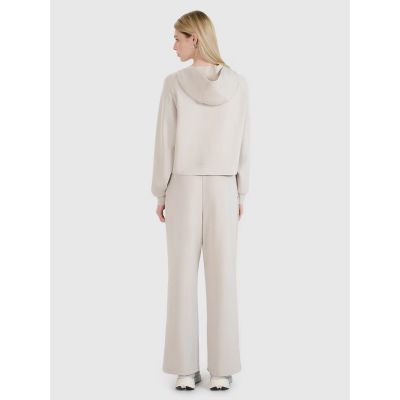 3. Damen-Jogginghose aus Modal mit weitem Bein, Modell 4FWSS25TTROF1011-83S