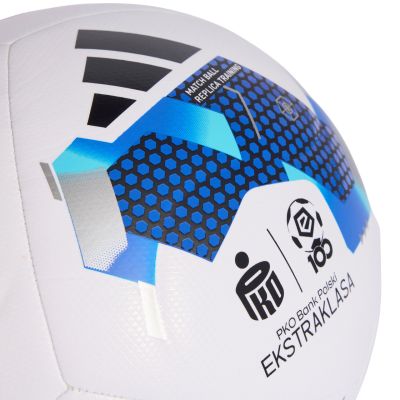 3. Adidas Ekstraklasa 26/27 Trainingsfußball weiß und blau KE5152
