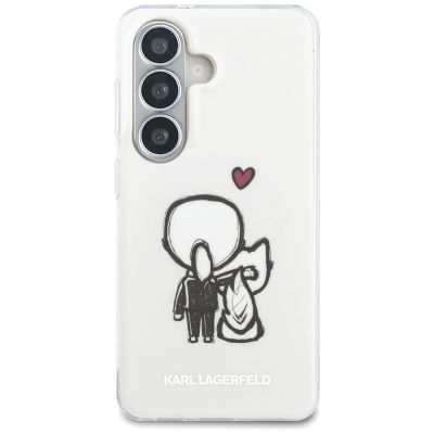 3. Karl Lagerfeld IML Karl&Choupette MagSafe Hülle für Samsung Galaxy S26 - Transparent