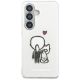 3. Karl Lagerfeld IML Karl&Choupette MagSafe Hülle für Samsung Galaxy S26 - Transparent