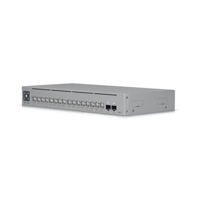 12. Ubiquiti UniFi Pro Max 16 PoE 18p PoE Switch (PoE+: 12; PoE++: 4;) Managed Gigabit/Multigigabit/10G
