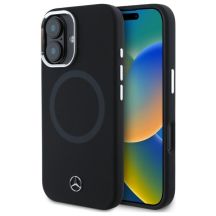 Mercedes MEHMP16S23SUTTK iPhone 16 6,1" schwarz/schwarz Hardcase Silikon Tonal Logo MagSafe