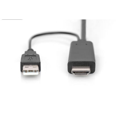 2. HDMI 4K 30Hz Netzteilkabel USB A auf DisplayPort 2 m