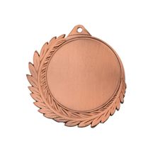Allgemeine Bronzemedaille mit Platz für ein 50-mm-Emblem – Stahlmedaille