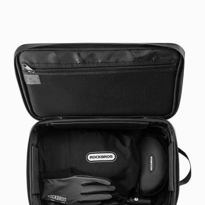 14. Rockbros A30 ROAD TO SKY Faltbare Fahrradtasche für den Kofferraum 15-30L - Grau