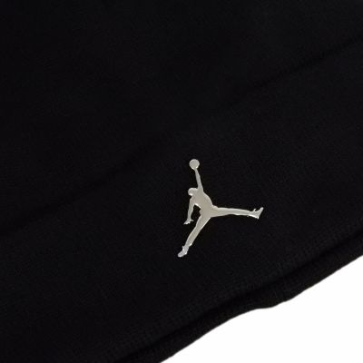 3. Air Jordan Beanie mit Umschlag, Schwarz - 9A0063-023