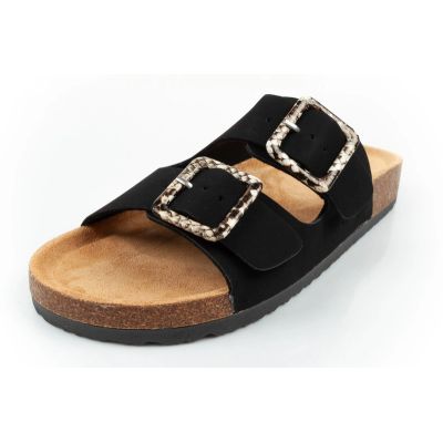 3. Lee Cooper Damen-Slipper, schwarzes Wildleder, bequem, leicht
