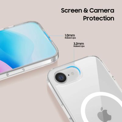 4. Tech-Protect FlexAir Hybrid MagSafe Hülle für iPhone 16e / 17e – Transparent