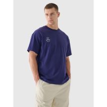 Glattes Unisex-Oversize-T-Shirt 4F 4FRAW24TTSHU2672-31S