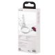 6. Baseus CATLGD-A02 Lightning – USB-C PD-Kabel 20 W 480 Mbit/s 2 m – Weiß