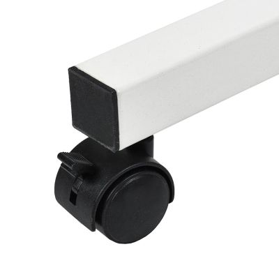 11. MACLEAN Mobiler Schreibtisch-/Laptopständer, Weiß, Höhenverstellbar 59–89 cm, max. 30 kg, MC-121 W