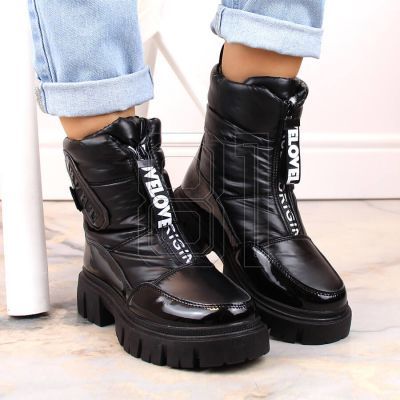 8. Filippo W PAW498A isolierte Schneestiefel mit Reißverschluss, schwarz