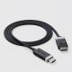 2. ALOGIC FUDPHD2-SGR 2m DisplayPort HDMI-Kabeladapter Schwarz, Grau