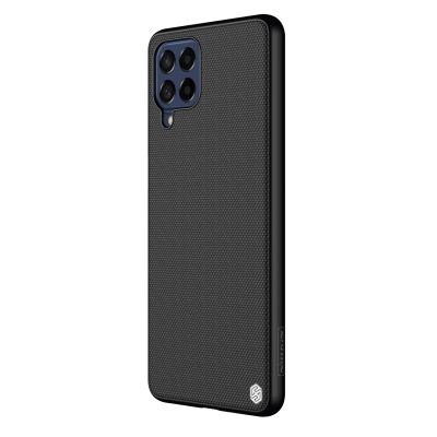 4. Nillkin Textured Case robuste, verstärkte Hülle mit Gelrahmen und Nylonrückseite für Samsung Galaxy M53 5G schwarz