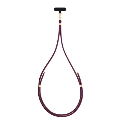7. 3mk EasyClip Elite Smartphone-Lanyard – Burgunderrot