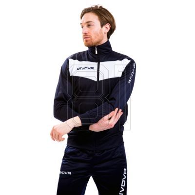 8. Givova Visa Trainingsanzug marineblau und weiß 0403