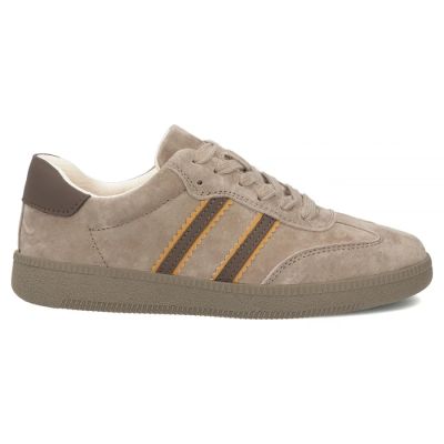 2. Damen-Lederschuhe, Sneaker, beige, Filippo DP7984