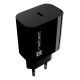 8. NATEC RIBERA 1X USB-C 20W SCHWARZES WANDLADEGERÄT