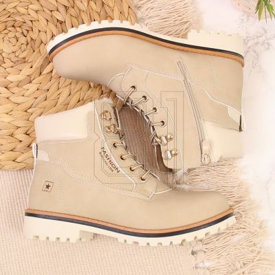 10. NEWS W EVE249A isolierte Wanderstiefel beige 