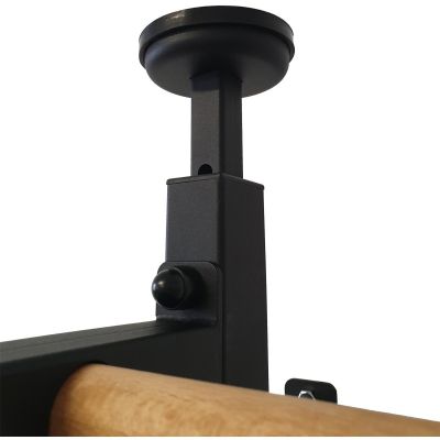 8. Turn-Wandverlängerungsstange aus Holz und Metall mit Metallgriff in Eichenfarbe, Bank K 511