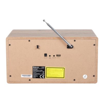 4. Denver MDA-525LW Personal CD Player Wood