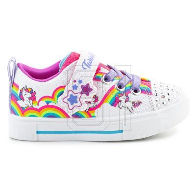 7. Skechers S-Lights Mädchen Twinkle Sparks Jumpin Clouds Jr 314809N-WMLT Schuhe