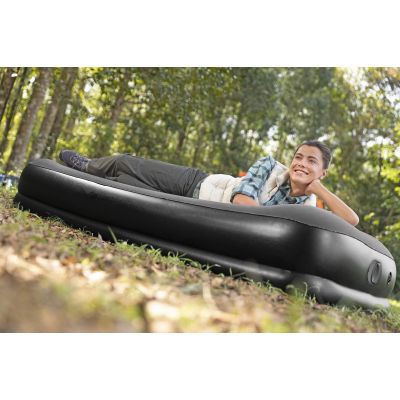22. Bestway 671BT Luftmatratze, Einzelmatratze, Schwarz, Grau, Unisex