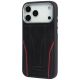 3. Audi R8 Echtleder MagSafe Hülle für iPhone 17 Pro Max - Schwarz und Rot