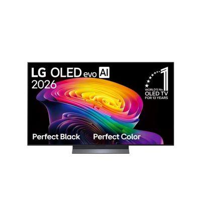 6. LG OLED 4K evo AI C6 Fernseher | OLED55C61LA | 55 | Smart-TV | webOS | UHD | Schwarz