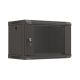 15. Wandmontierter Installationsschrank 19" 6U 540x350 schwarze Glastür LANBERG (Flat Pack)