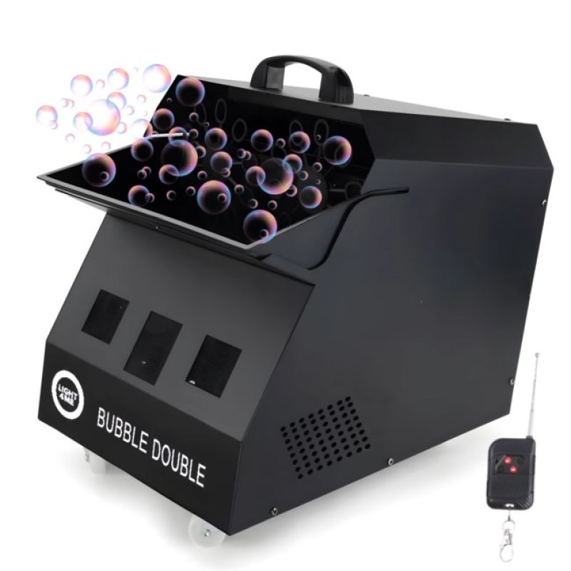 19. LIGHT4ME BUBBLE DOUBLE - 300W Seifenblasenmaschine, drahtlose Fernbedienung