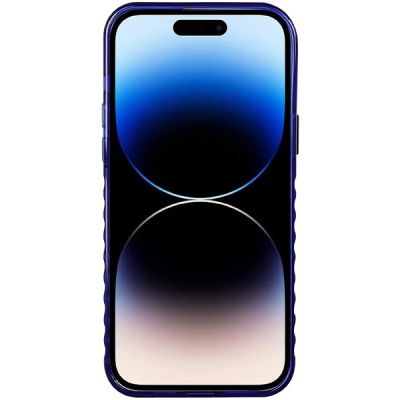 4. Audi IML Big Logo MagSafe Hülle für iPhone 14 Pro – blau