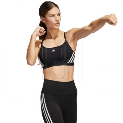 3. adidas Aeroreact Training Light-Support 3-Streifen-BH W HC7862