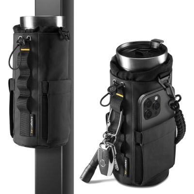 10. Spigen Magnetische Trinkflaschenhalterung für Wasserflasche, Handy, Schlüssel – Schwarz
