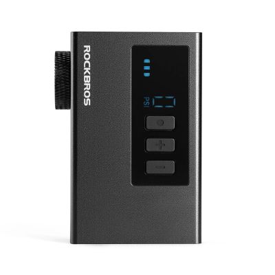 2. Rockbros AS240 PRO Akku-Pumpe, 120 psi Kompressor, 420 mAh – Schwarz