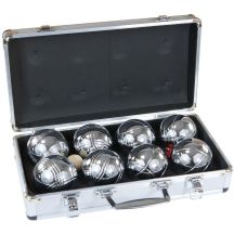 8-teiliges Boule-Pétanque-Set – Aluminiumkoffer Enero