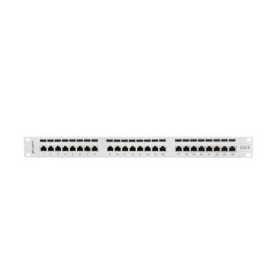 4. Patchpanel Lanberg PPS6-1024-S (1U; Kat. 6; 24xRJ-45)