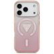 3. Guess IML Gradient Triangle Logo MagSafe Hülle für iPhone 17 Pro - Pink